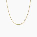 Cha&icirc;ne Ixia Maille Gourmette Diamantee Or Jaune - Chaines Famille | Marc Orian