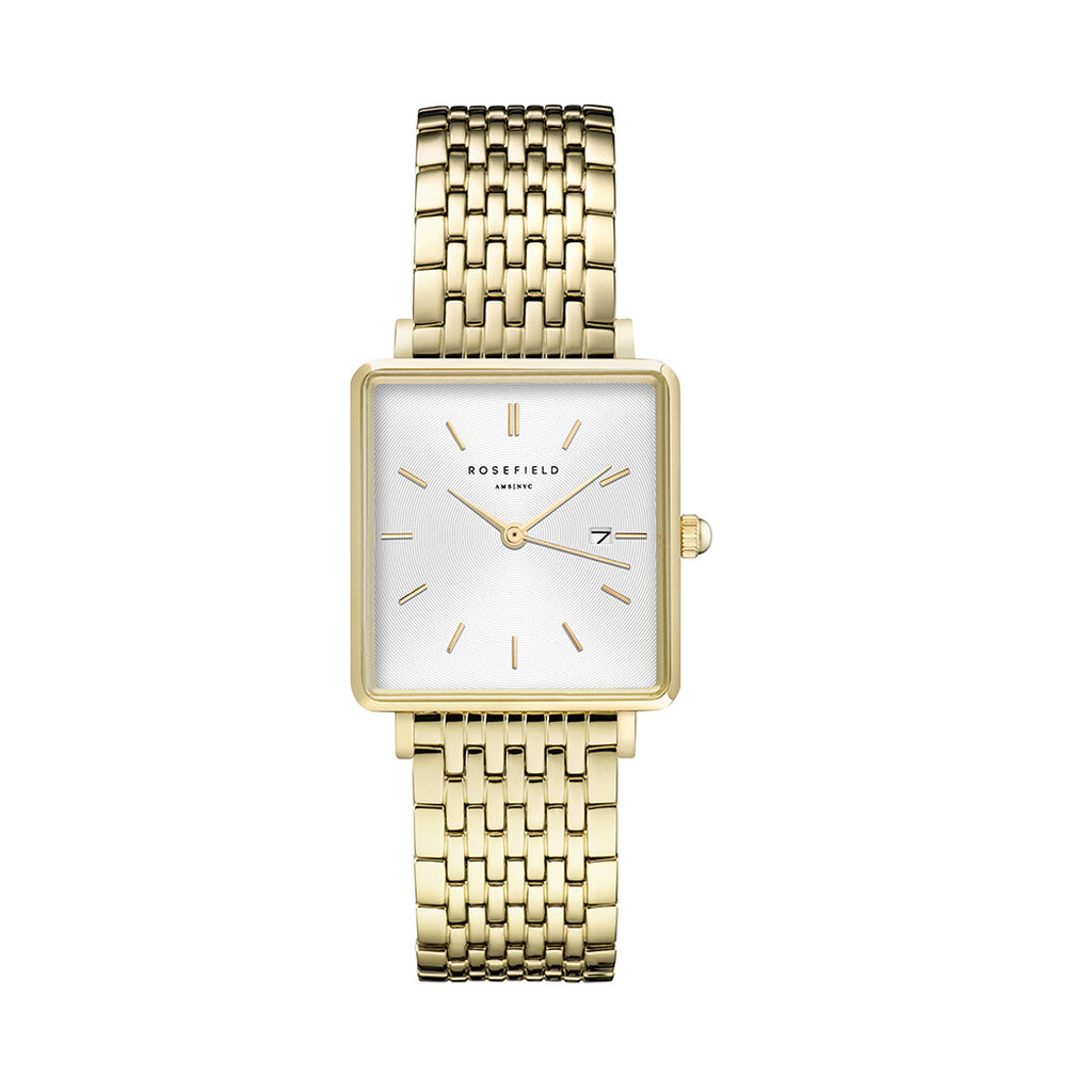 Montre Rosefield The Boxy Blanc - Montres &eacute;tanches Femme | Marc Orian
