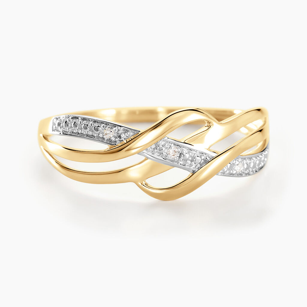 Bague Assa Or Jaune Diamants - Bagues pierres pr&eacute;cieuses Femme | Marc Orian