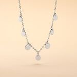 Collier Ragavi Argent Blanc - Colliers fantaisie Femme | Marc Orian
