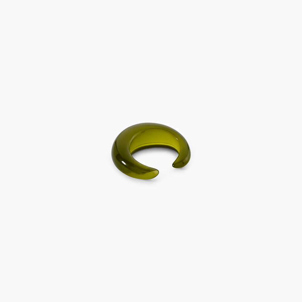 Bijoux D'Oreilles Annah R&eacute;sine Vert - Piercings d'oreilles Femme | Marc Orian