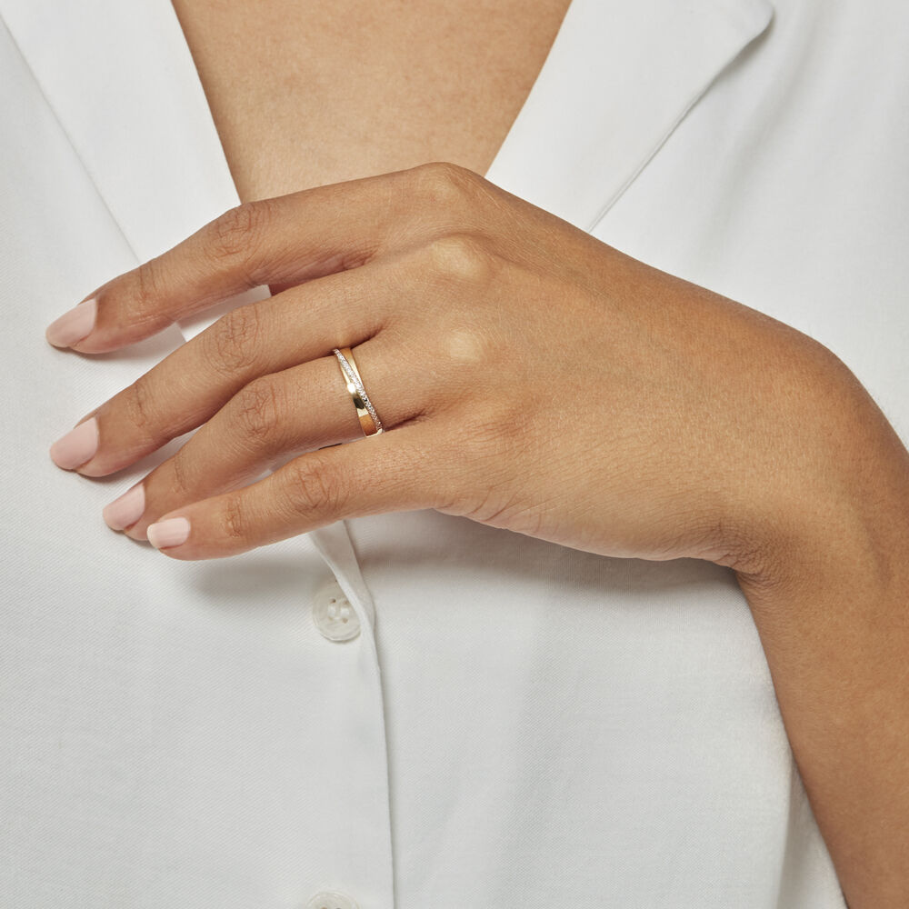 Bague Timira Or Jaune Diamant - Bagues pierres précieuses Femme | Marc Orian
