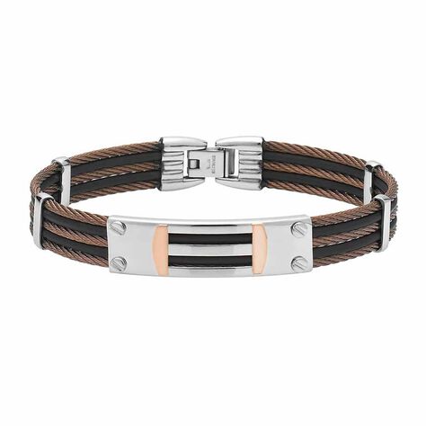 Bracelet Sawssan Or Acier Bicolore - Bracelets Homme | Marc Orian