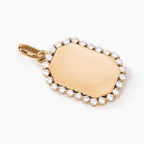 Pendentif Tissem Plaqué Or Doré Oxyde De Zirconium - Pendentifs Femme | Marc Orian