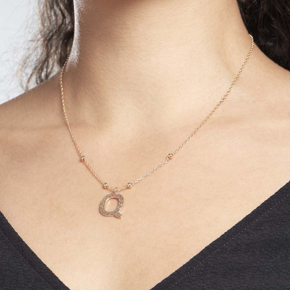 Collier Plaqué Or Jaune Lettra - Colliers fantaisie Femme | Marc Orian