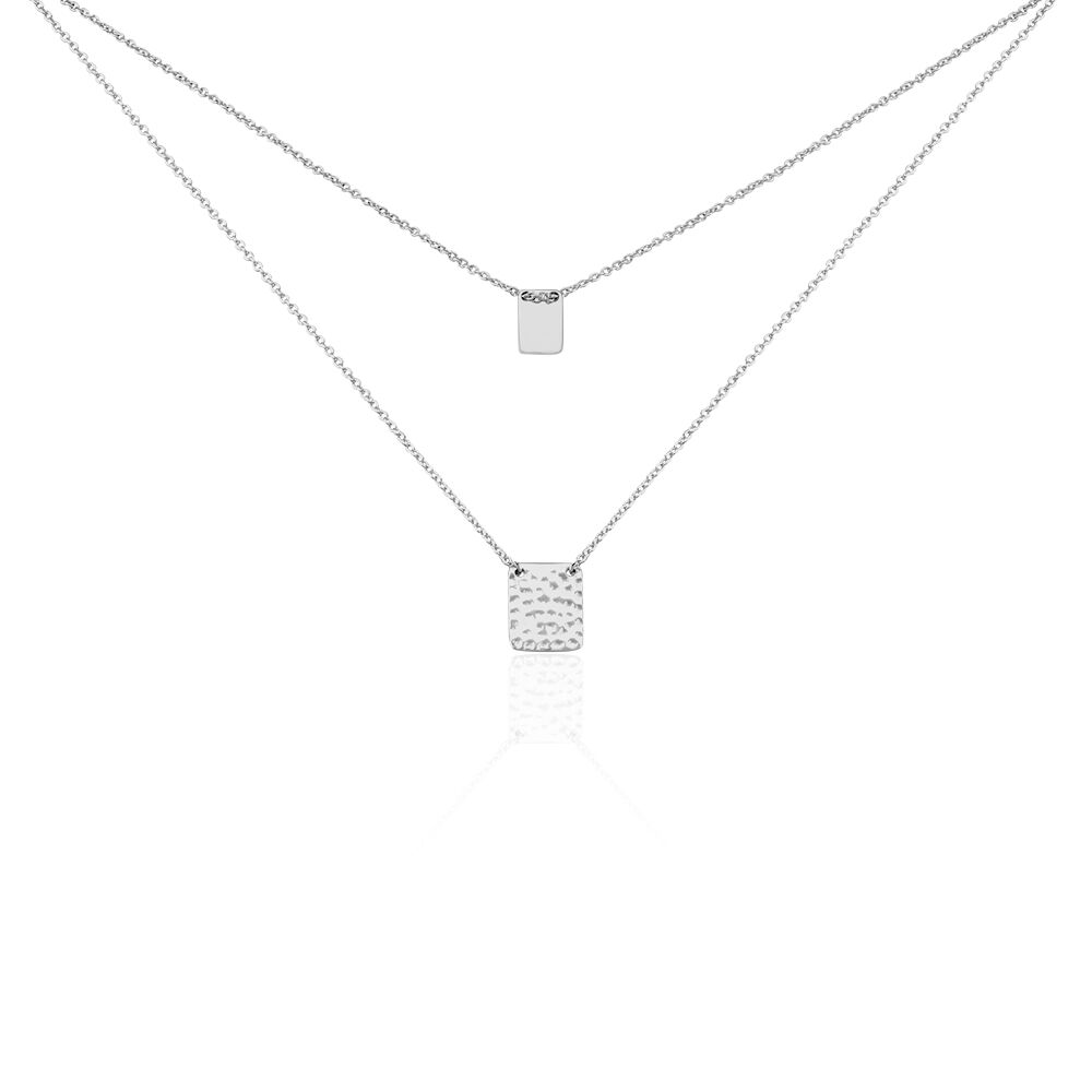 Collier Devine Argent Blanc - Colliers fantaisie Femme | Marc Orian