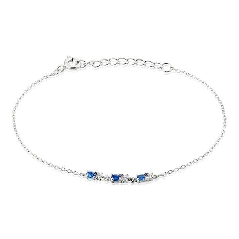Bracelet Argent Blanc Augusts Oxydes De Zirconium - Bracelets chaînes Femme | Marc Orian