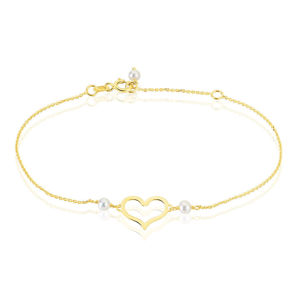 Bracelet Chabha Or Jaune Perle De Culture - Bracelets chaînes Femme | Marc Orian