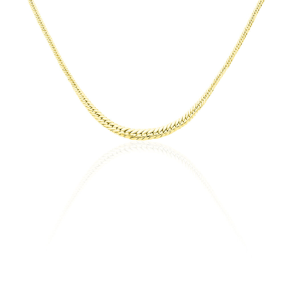 Collier Or Jaune Izel Maille Anglaise - Chaines Femme | Marc Orian
