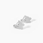 Boucles D'oreilles Pendantes Papilio Argent Blanc - Pendantes Femme | Marc Orian