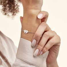 Bracelet Argent Blanc Pollux - Bracelets chaînes Femme | Marc Orian