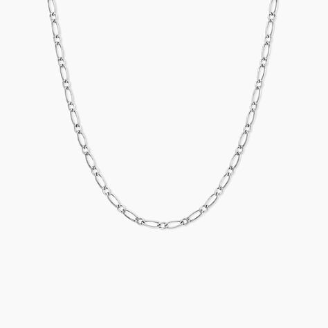 Chaîne Ophelio Maille Alternee 1/1 Or Blanc - Chaines Femme | Marc Orian