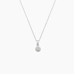 Collier Lisyae Or Blanc Diamant - Colliers avec pierres Femme | Marc Orian