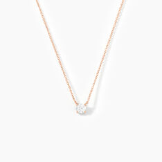 Collier Arum Or Rose Oxyde De Zirconium - Colliers Femme | Marc Orian