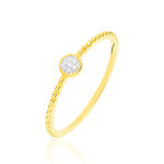 Bague Aqsa Or Jaune Diamant - Parures de mariage Femme | Marc Orian