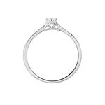 Bague Solitaire Athena Or Blanc Diamant - Parures de mariage Femme | Marc Orian