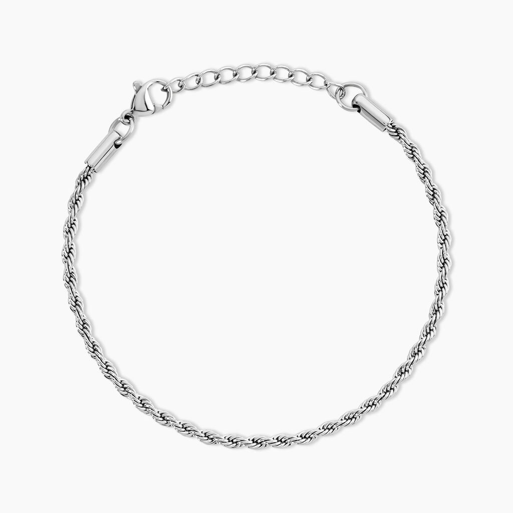 Bracelet Ambra Acier Blanc - Bracelets cha&icirc;nes Femme | Marc Orian