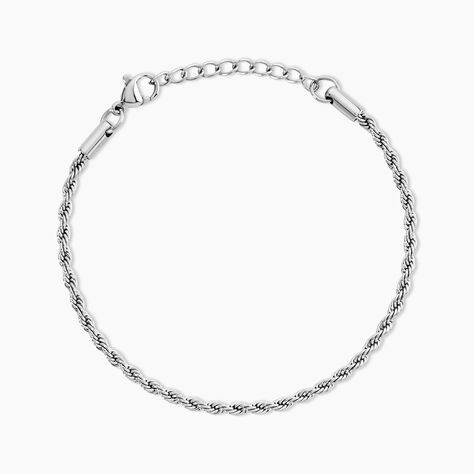 Bracelet Ambra Acier Blanc - Bracelets cha&icirc;nes Femme | Marc Orian