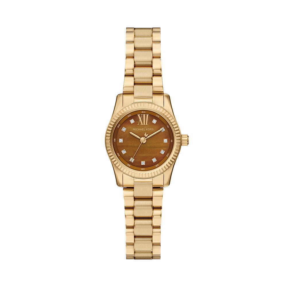 Montre Michael Kors Petite Lexington Marron - Montres &eacute;tanches Femme | Marc Orian