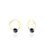 Boucles D'oreilles Puces Suraya Or Jaune Perle De Culture - Cr&eacute;oles Femme | Marc Orian