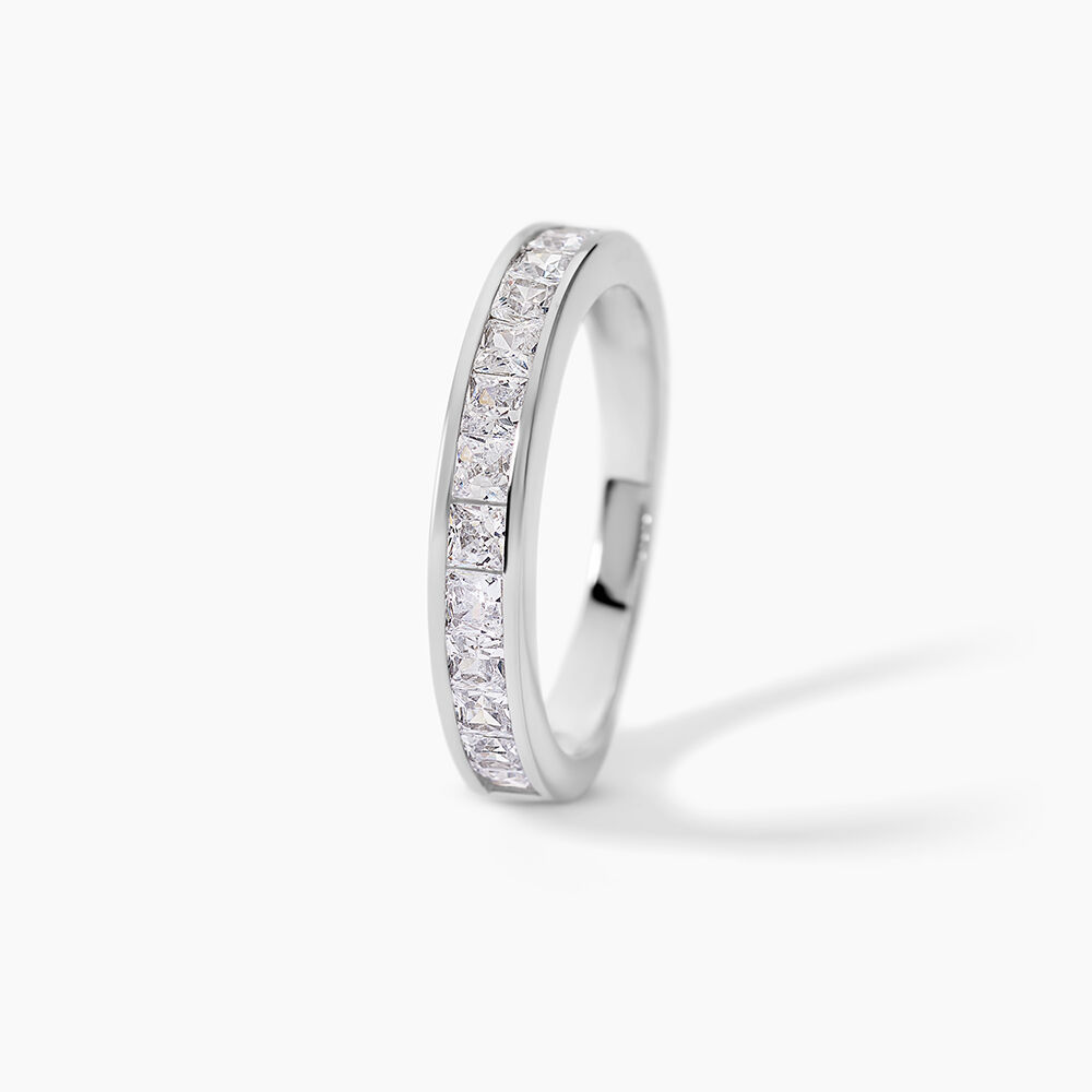 Alliance Olivia Argent Blanc Oxyde De Zirconium - Alliances duo Femme | Marc Orian