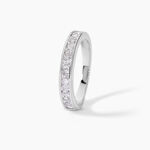 Alliance Olivia Argent Blanc Oxyde De Zirconium - Alliances duo Femme | Marc Orian