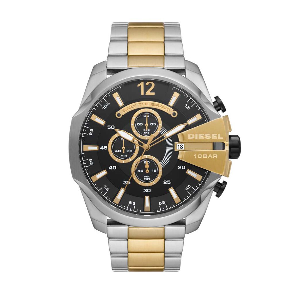 Montre Diesel Mega Chief Noir - Montres &eacute;tanches Homme | Marc Orian