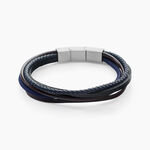 Bracelet Acier Blanc Romain - Bracelets cuir Homme | Marc Orian