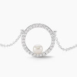 Collier Marthe Argent Blanc Perle De Culture Et Oxyde De Zirconium - Colliers avec pierres Femme | Marc Orian
