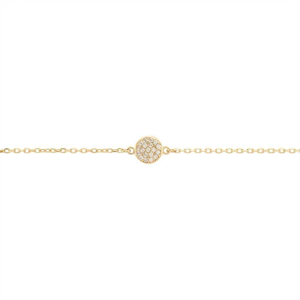 Bracelet Plaqué Or Larraso Oxydes De Zirconium - Bracelets chaînes Femme | Marc Orian