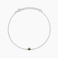 Bracelet Desert Argent Blanc Oxyde De Zirconium