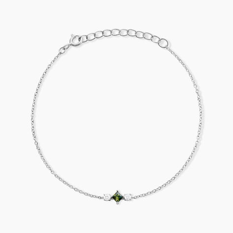 Bracelet Desert Argent Blanc Oxyde De Zirconium - Bracelets chaînes Femme | Marc Orian