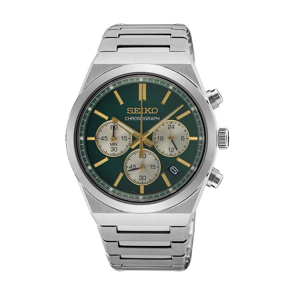 Montre Seiko Sport Chrono Vert - Montres &eacute;tanches Homme | Marc Orian