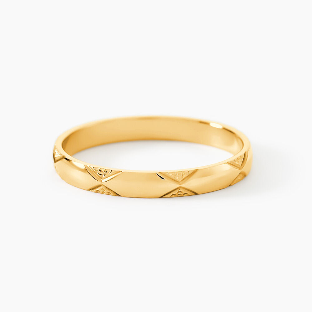 Alliance Harmonie Or Jaune - Alliances duo Unisex | Marc Orian