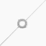 Bracelet Doretta Argent Blanc Oxyde De Zirconium - Bracelets fantaisie Femme | Marc Orian