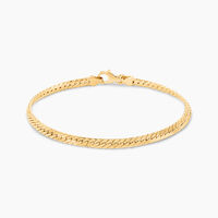 Bracelet Or Jaune Izel Maille Anglaise