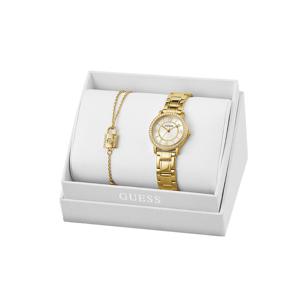 Coffret De Montre Guess Melody Blanc - Montres étanches Femme | Marc Orian