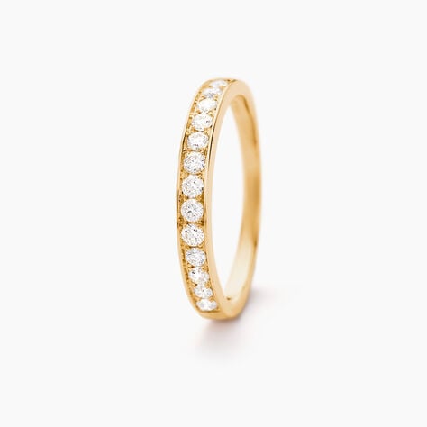 Alliance Rhea Or Jaune Diamant - Alliances avec pierres Femme | Marc Orian