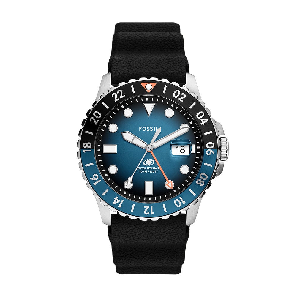 Montre Fossil Blue Gmt Bicolore - Montres étanches Homme | Marc Orian