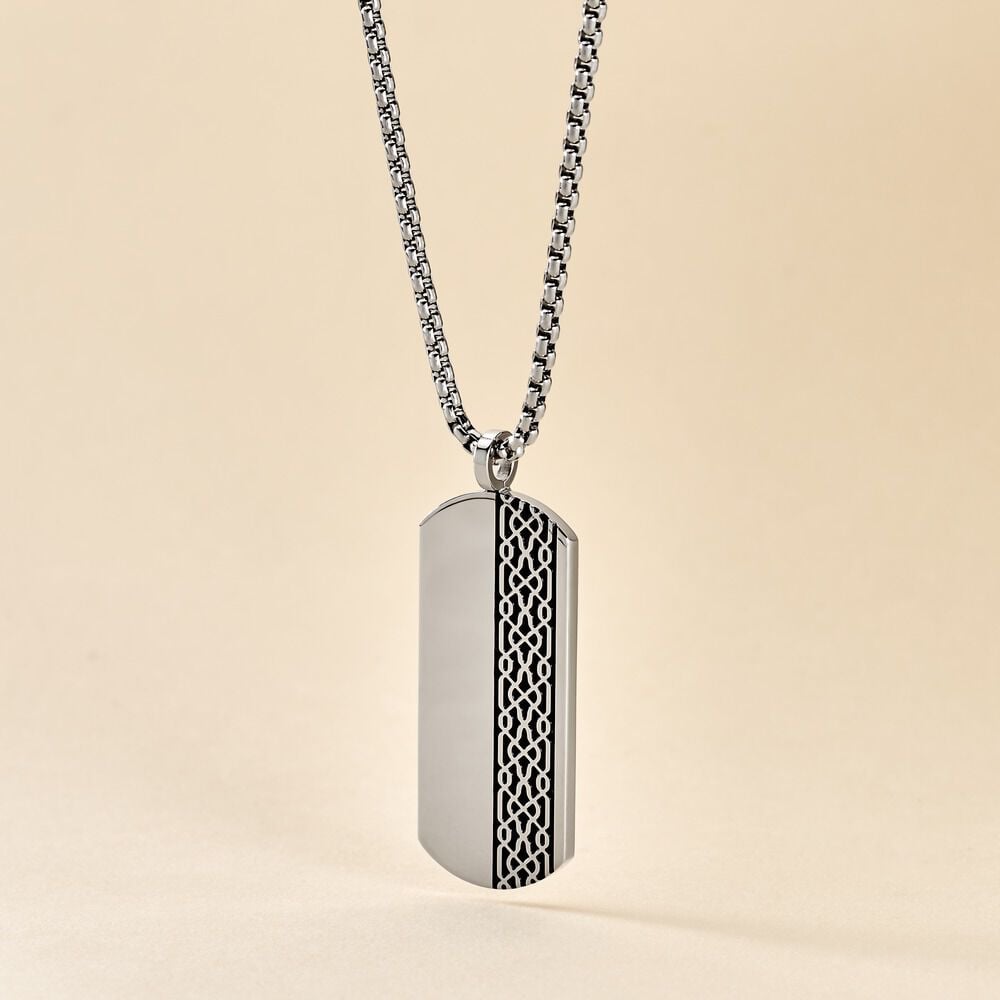 Collier Jelka Acier Blanc - Colliers Homme | Marc Orian