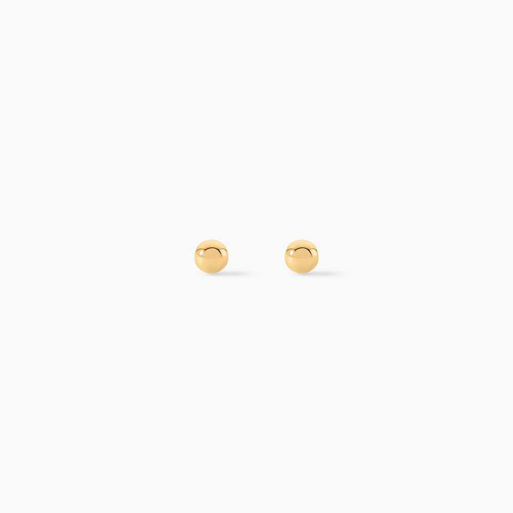 Boucles D'oreilles Puces Or Jaune Fidelia - Puces Femme | Marc Orian
