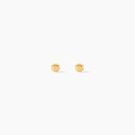 Boucles D'oreilles Puces Or Jaune Fidelia - Puces Femme | Marc Orian