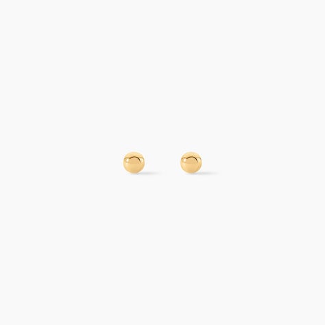 Boucles D'oreilles Puces Or Jaune Fidelia - Puces Femme | Marc Orian