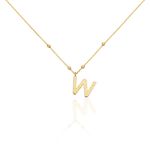 Collier Plaqu&eacute; Or Jaune Lettra - Colliers fantaisie Femme | Marc Orian