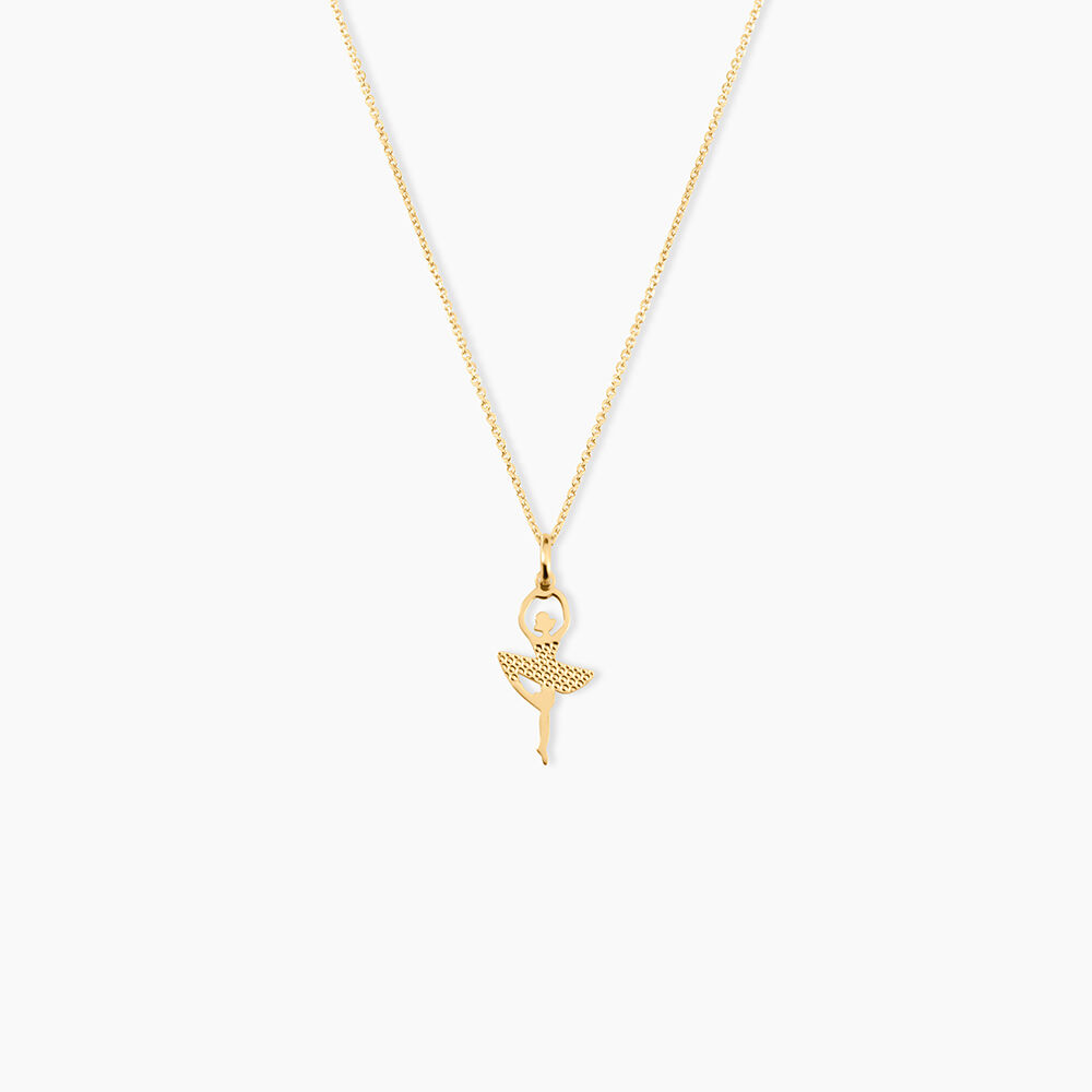 Pendentif Gabinia Danceuse Or Jaune - Pendentifs Famille | Marc Orian