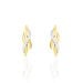 Boucles D'oreilles Puces Ester Or Jaune Diamant - Puces Femme | Marc Orian