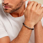 Bracelet Jourdan Pheonix Cuir Noir - Bracelets cuir Homme | Marc Orian