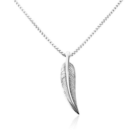 Collier Acier Vieillit Wolfel - Colliers Homme | Marc Orian
