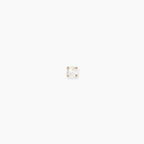 Boucle D'oreille Puce Unitaire Victoria Or Jaune Diamant - Boucles d'oreilles mariage Famille | Marc Orian