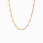 Cha&icirc;ne Valene Maille Altern&eacute;e 1/3 Or Jaune - Chaines Femme | Marc Orian